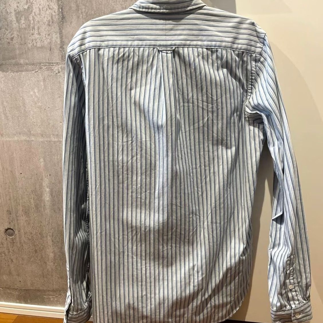 Ralph Lauren RRL Ralph Lauren Button-Up Shirt Men Blue M Long Sleeve Striped Cotton Casual Size US M / EU 48-50 / 2 - 2 Thumbnail