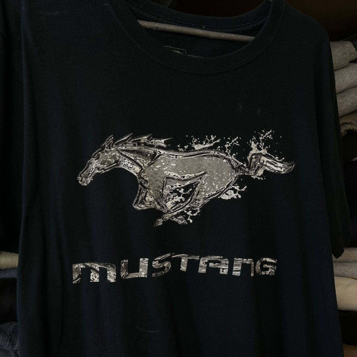Ford Vintage Ford Mustang Big Logo Racing nascar streetwear tee Size US L / EU 52-54 / 3 - 2 Thumbnail