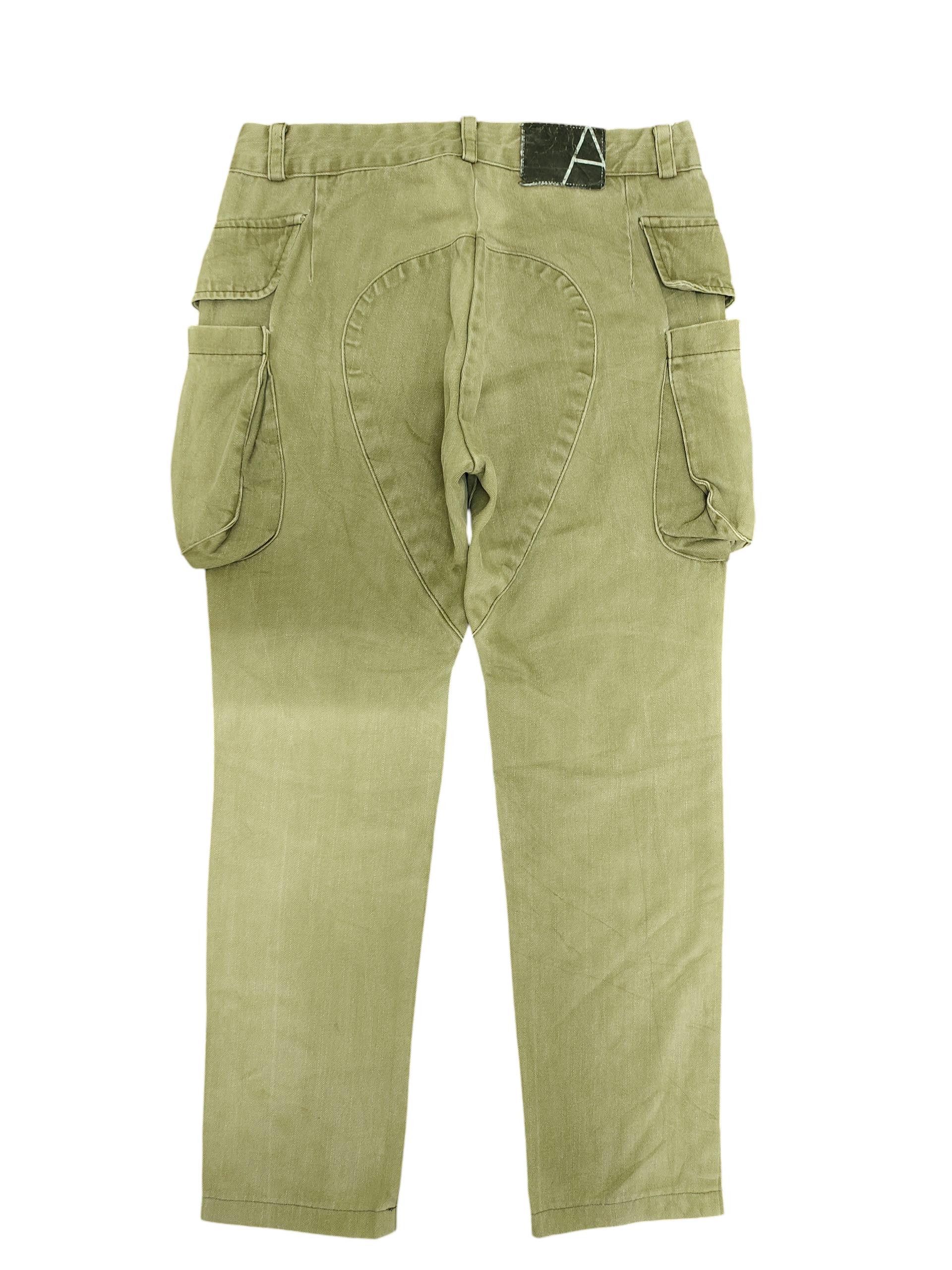 Lad Musician Lad Musican Archive Olive Green Multi Pocket Cargo Utility Size US 31 - 2 Thumbnail