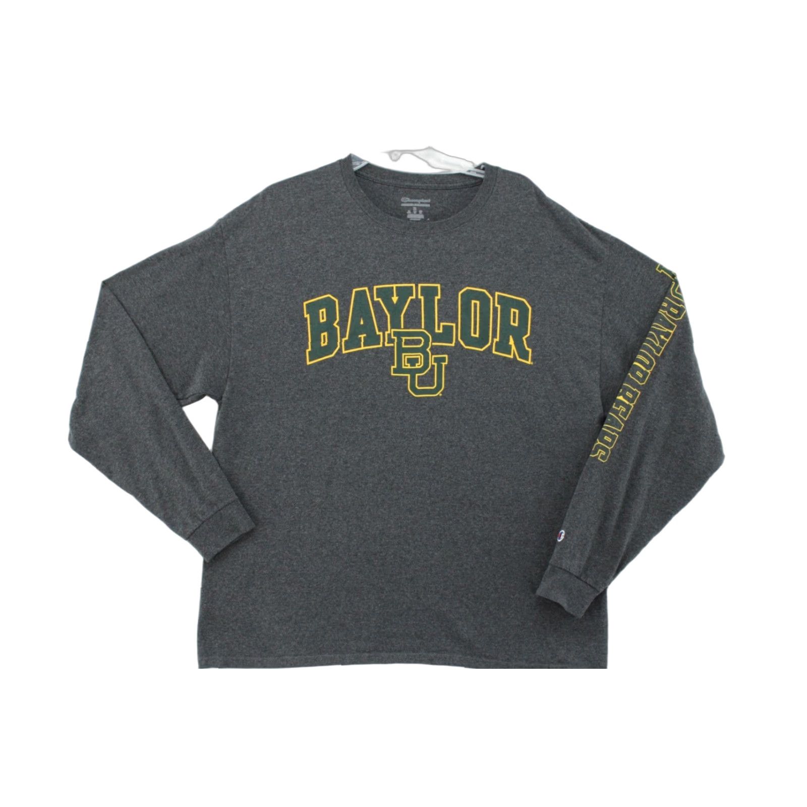 Champion Champion Baylor University T Shirt Men's XL Gray Authentic BU Long Sleeve Size US XL / EU 56 / 4 - 1 Thumbnail