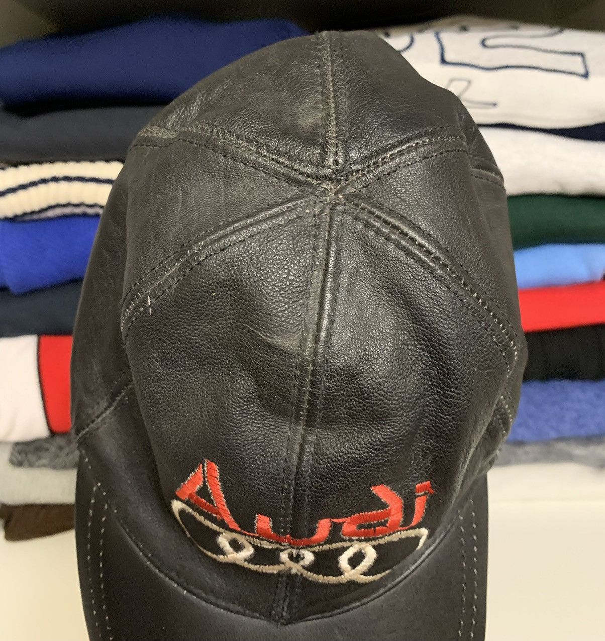 Audi Vintage Audi Leather Racing Cap Size ONE SIZE - 19 Thumbnail