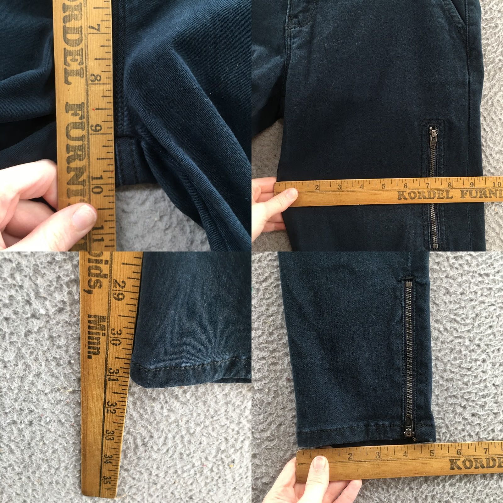 Banana Republic Banana Republic Utility Skinny Pants Womens 8 Black Cotton Blend Pants Women's Reg Skinny Casual Modern Mens/Girls/Womens (adjust as applicable) Size 30" / US 8 / IT 44 - 8 Thumbnail