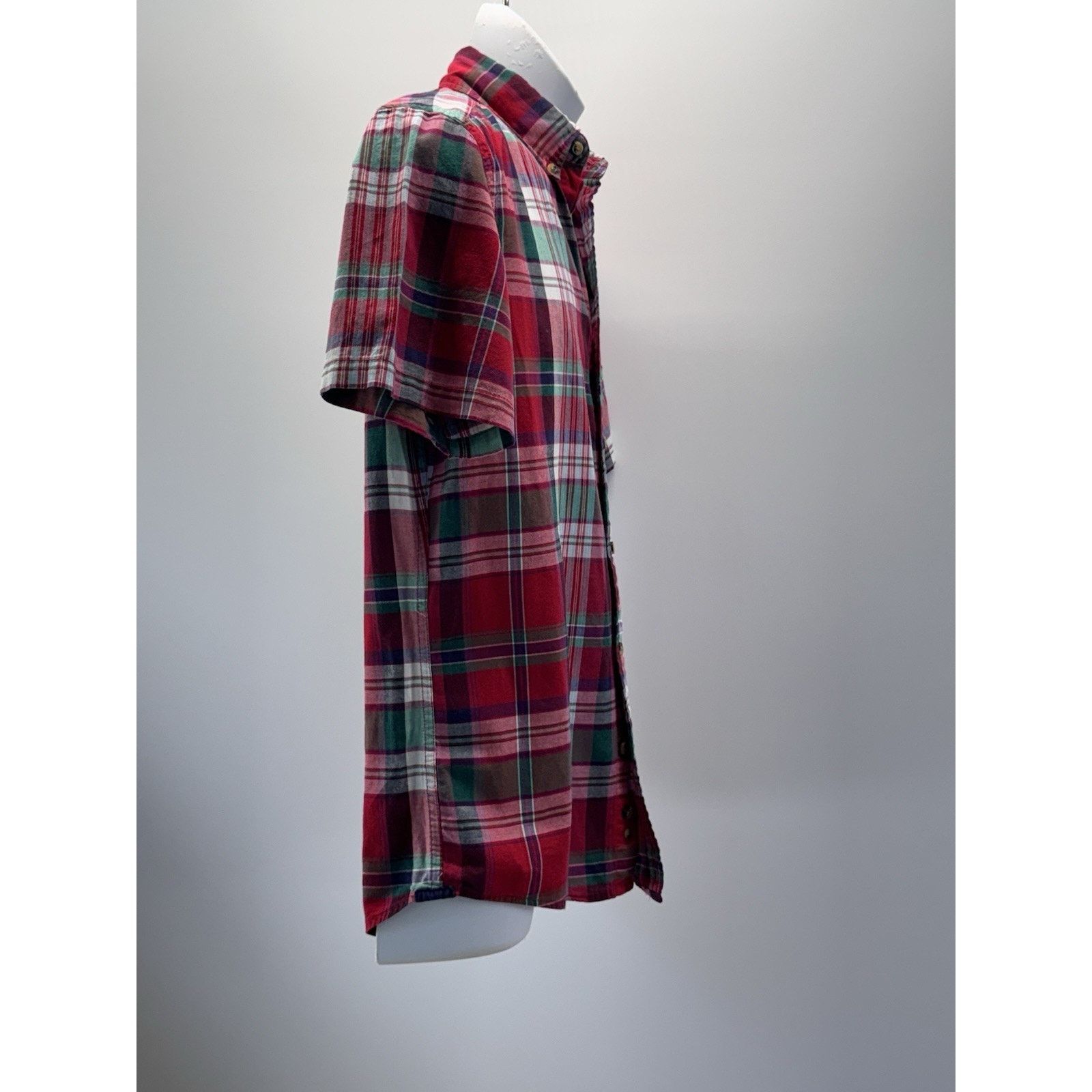 Old Navy Old Navy Plaid Red Green Slim Fit Shirt Men’s Size M Size US M / EU 48-50 / 2 - 3 Thumbnail