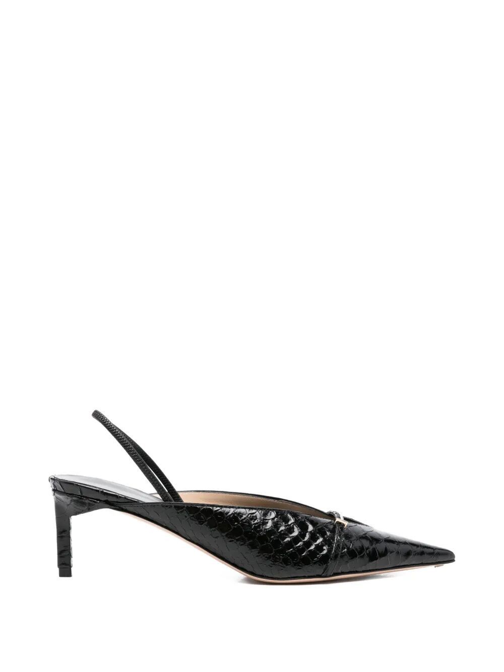Tom Ford SEMI SHINY PRINTED PYTHON BC SLINGBACK Size US 8.5 / IT 38.5 - 1 Thumbnail