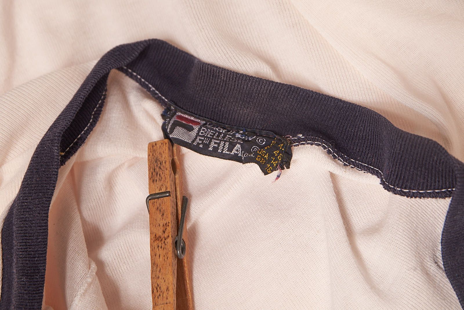 Fila 1990s FILA Maglificio Biellese Personalized V Neck Shirt Size S / US 4 / IT 40 - 7 Thumbnail