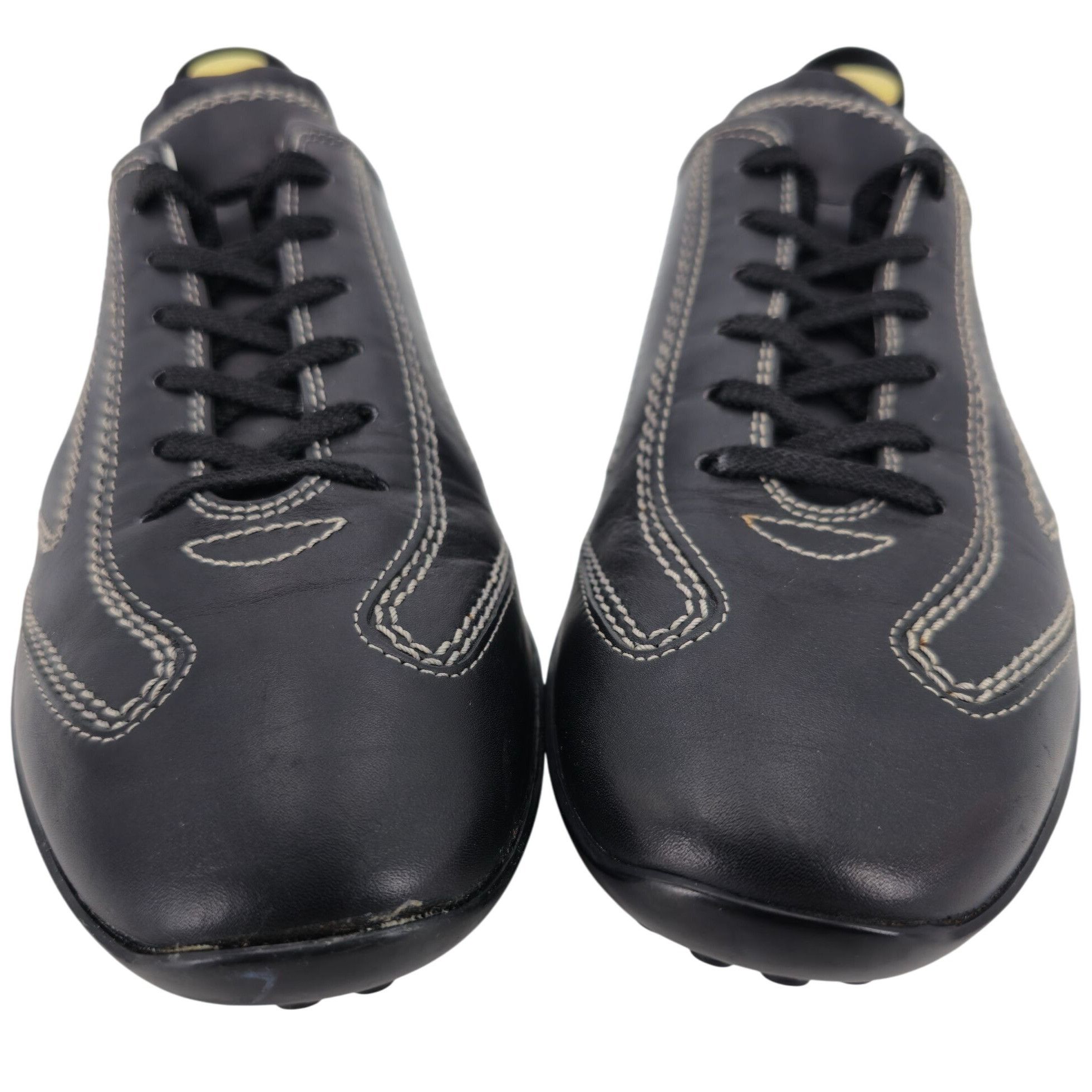 Tod's Tod's Italy Leather Lace-up Driving Sneakers Men's 8 Black Size US 8 / EU 41 - 8 Thumbnail