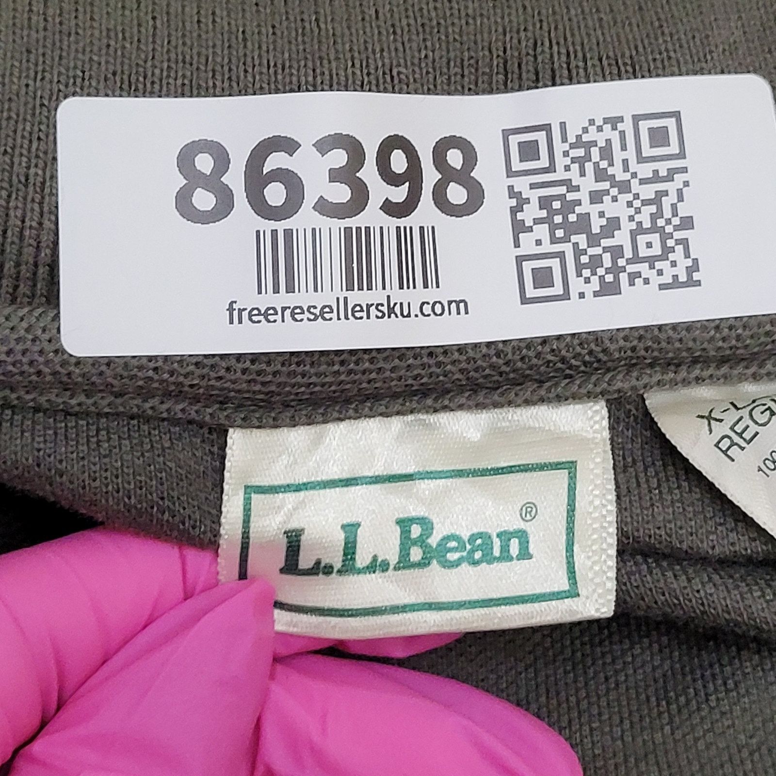 Vintage Vintage 90s LL-Bean Rugby Polo Shirt XL 26x33 Green Baggy Size US XL / EU 56 / 4 - 8 Thumbnail