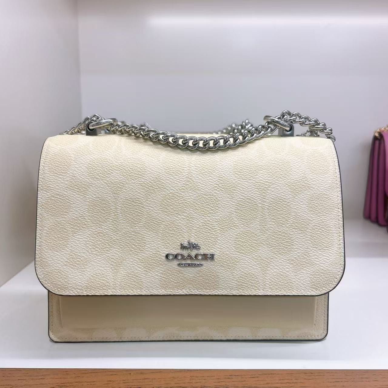 Coach Klare Crossbody Bag In Signature Canvas Cal29 in Yellow, Women's