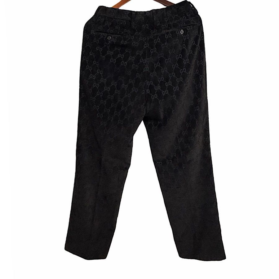 Gucci Authentic Gucci Tom Ford Runway GG Velvet Pants Size US 31 - 2 Thumbnail