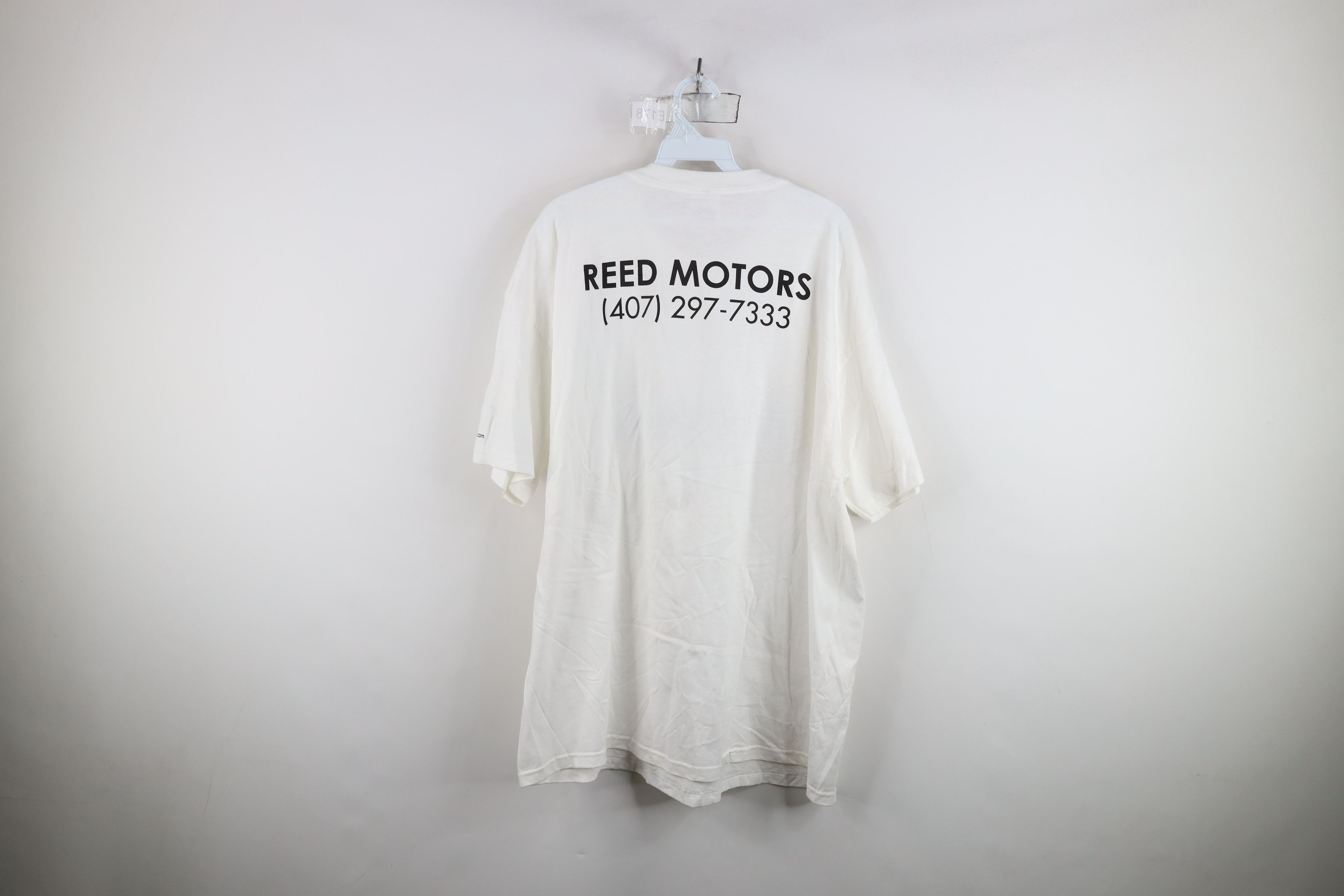 Champion Vintage 90s Champion Spell Out Nissan Motors T-Shirt White Size US XL / EU 56 / 4 - 11 Thumbnail