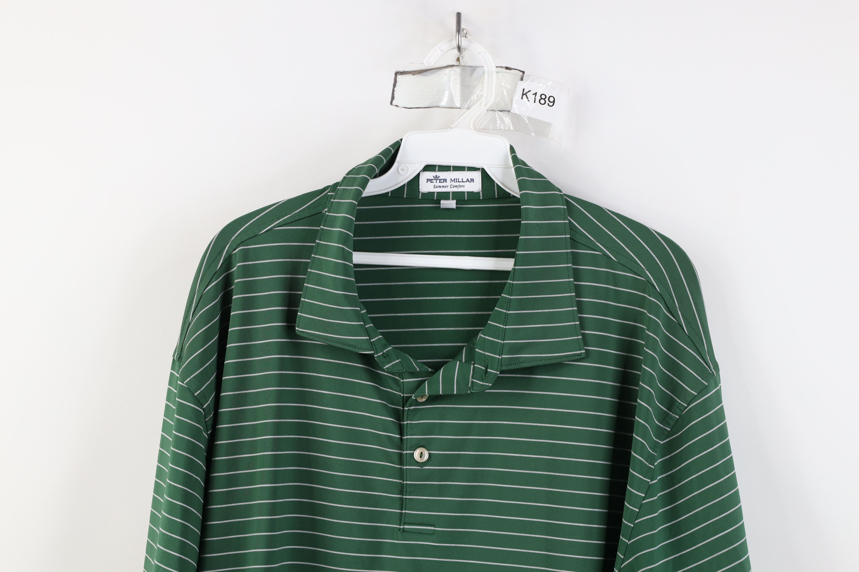Peter Millar Peter Millar Summer Comfort Striped Knit Golf Polo Shirt Size US XXL / EU 58 / 5 - 2 Thumbnail