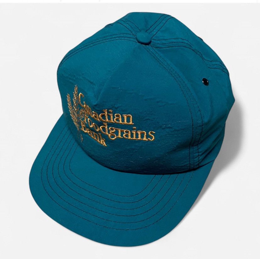 Other Vintage teal blue Canadian Foodgrains bank SnapBack hat Size ONE SIZE - 1 Thumbnail