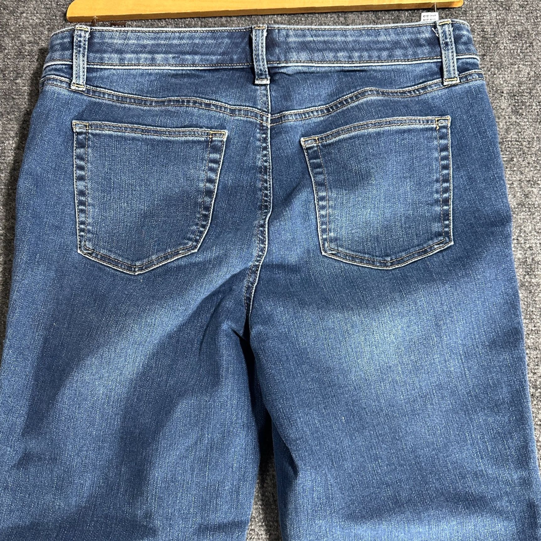 Talbots Talbots Jeans Womens 8 Straight Crop Cotton Stretch Pockets Medium Wash Blue Regular 5-Pocket Denim Straight Crop Mens Womens Boys Girls Size 30" / US 8 / IT 44 - 8 Thumbnail