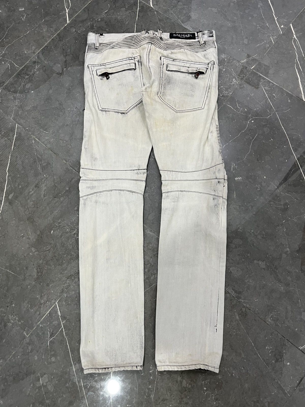 Balmain BALMAIN DECARNIN BLEACH WAXED Size US 32 / EU 48 - 3 Thumbnail