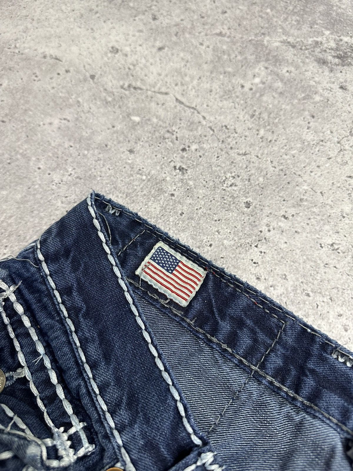 True Religion Rare Y2K True Religion Billy Super T Pocket Distressed Pants Size US 32 / EU 48 - 17 Thumbnail