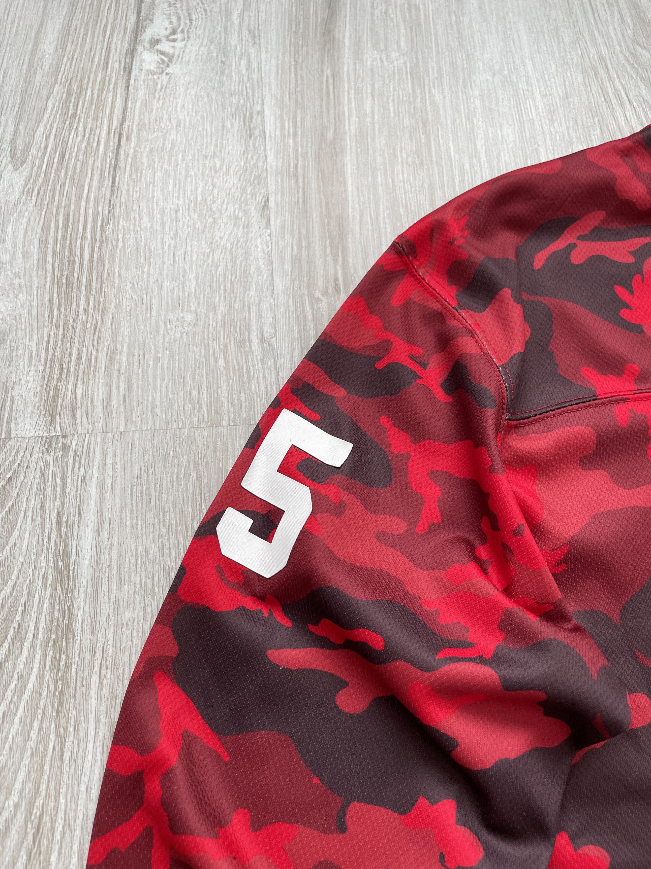 NFL NFL New York Long Sleeve Red Camo Jersey Size US M / EU 48-50 / 2 - 3 Thumbnail