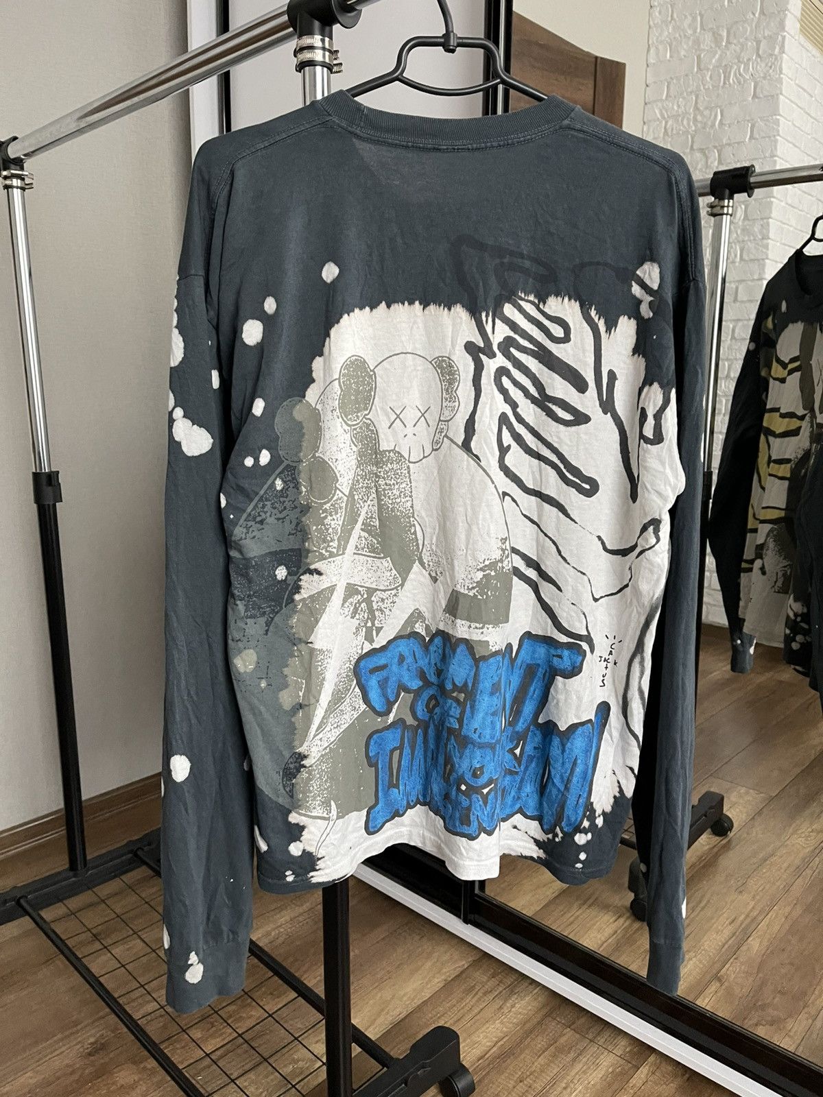 Fragment Design × Kaws × Travis Scott Kaws Cactus Jack Fragment Travis Scott Long Sleeve T-Shirt Size US L / EU 52-54 / 3 - 9 Thumbnail