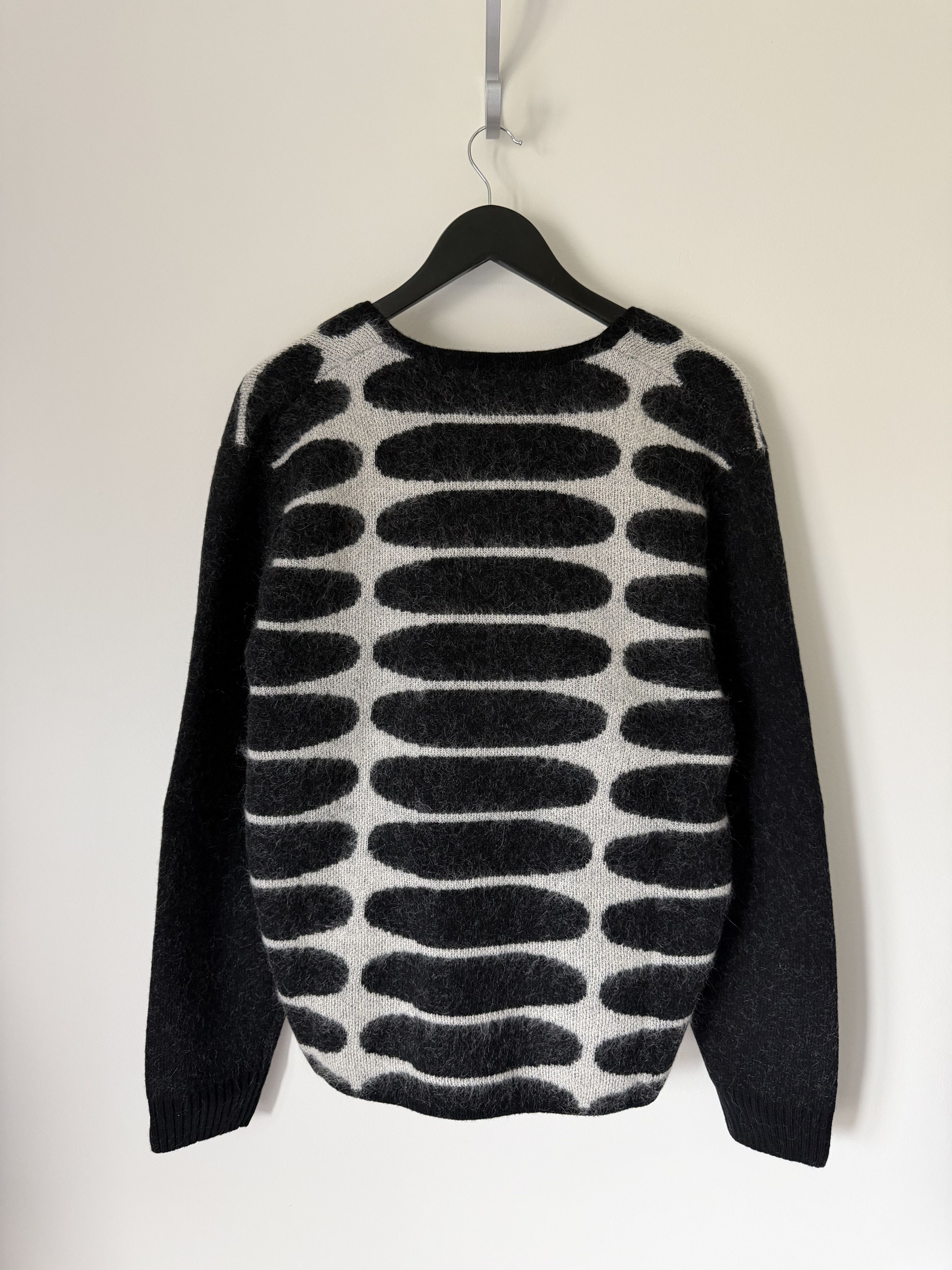 Aime Leon Dore Aime Leon Dore Double Breasted Mohair Cardigan in Black Size US M / EU 48-50 / 2 - 5 Thumbnail