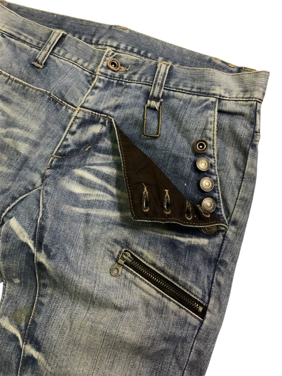 PPFM Vintage Ppfm Japan Gothic Punk Denim Size US 31 - 2 Thumbnail