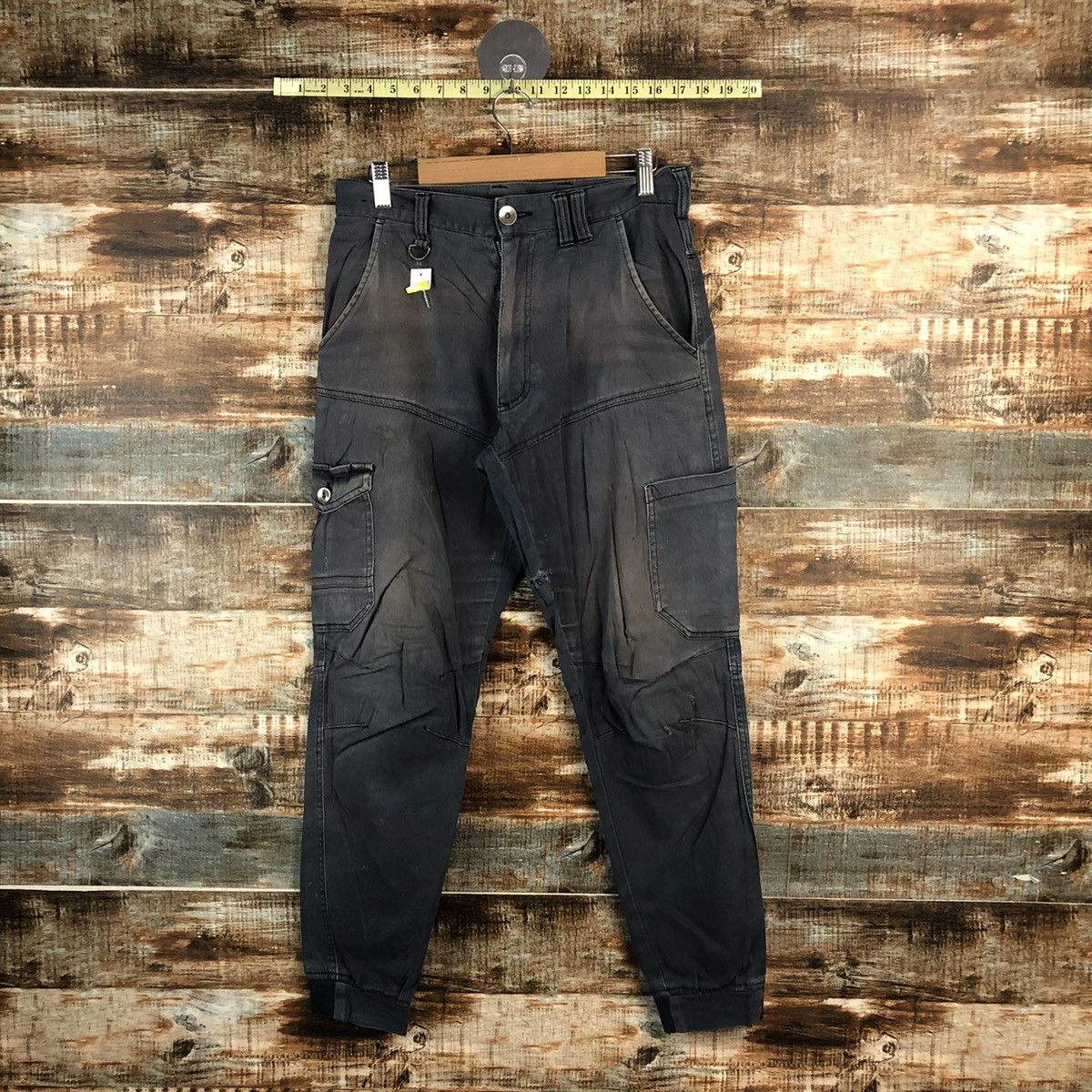 Japanese Brand DL Japanese Brand Dark Blue Cargo Multipocket Pants #C717 Size US 30 / EU 46 - 1 Thumbnail