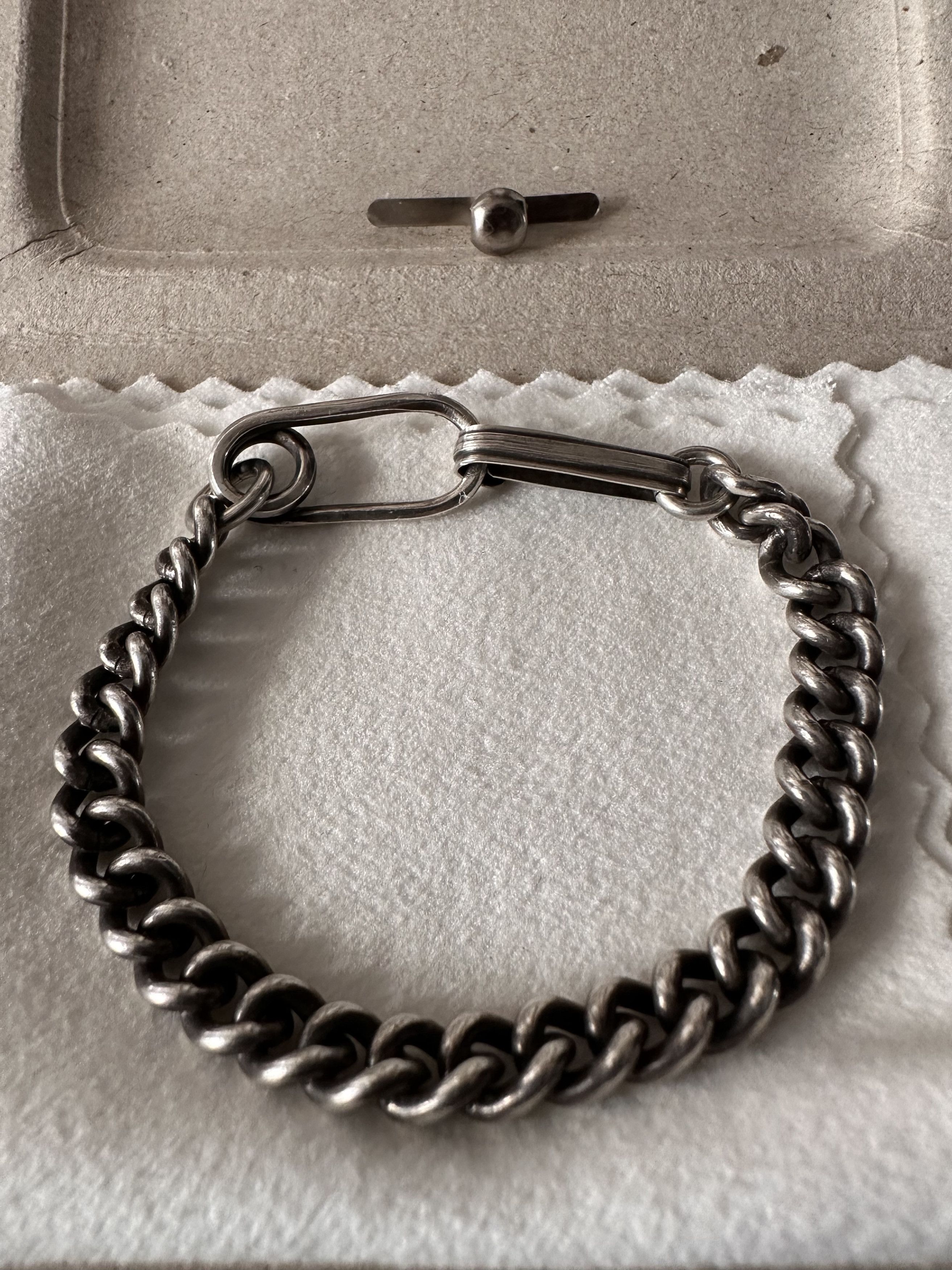 Werkstatt Munchen Werkstatt München Silver Curl Bracelet SIZE-S Size ONE SIZE - 1 Thumbnail