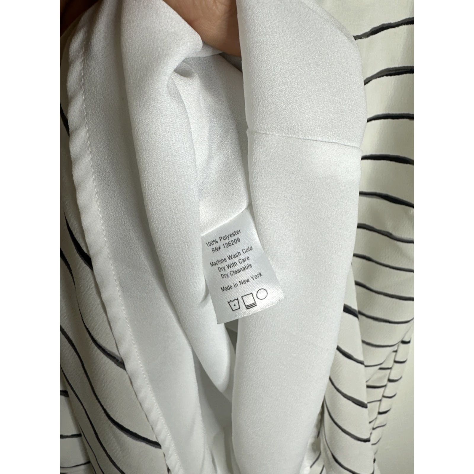 Vintage Hatch Maternity Dress Size 1 Small Midi White Stripe Summer Relaxed Size S / US 4 / IT 40 - 3 Thumbnail