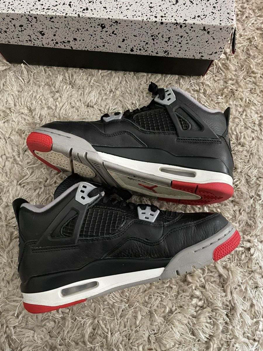 Jordan Brand Jordan 4 Bred Reimagined Size US 5 / EU 37 - 3 Thumbnail