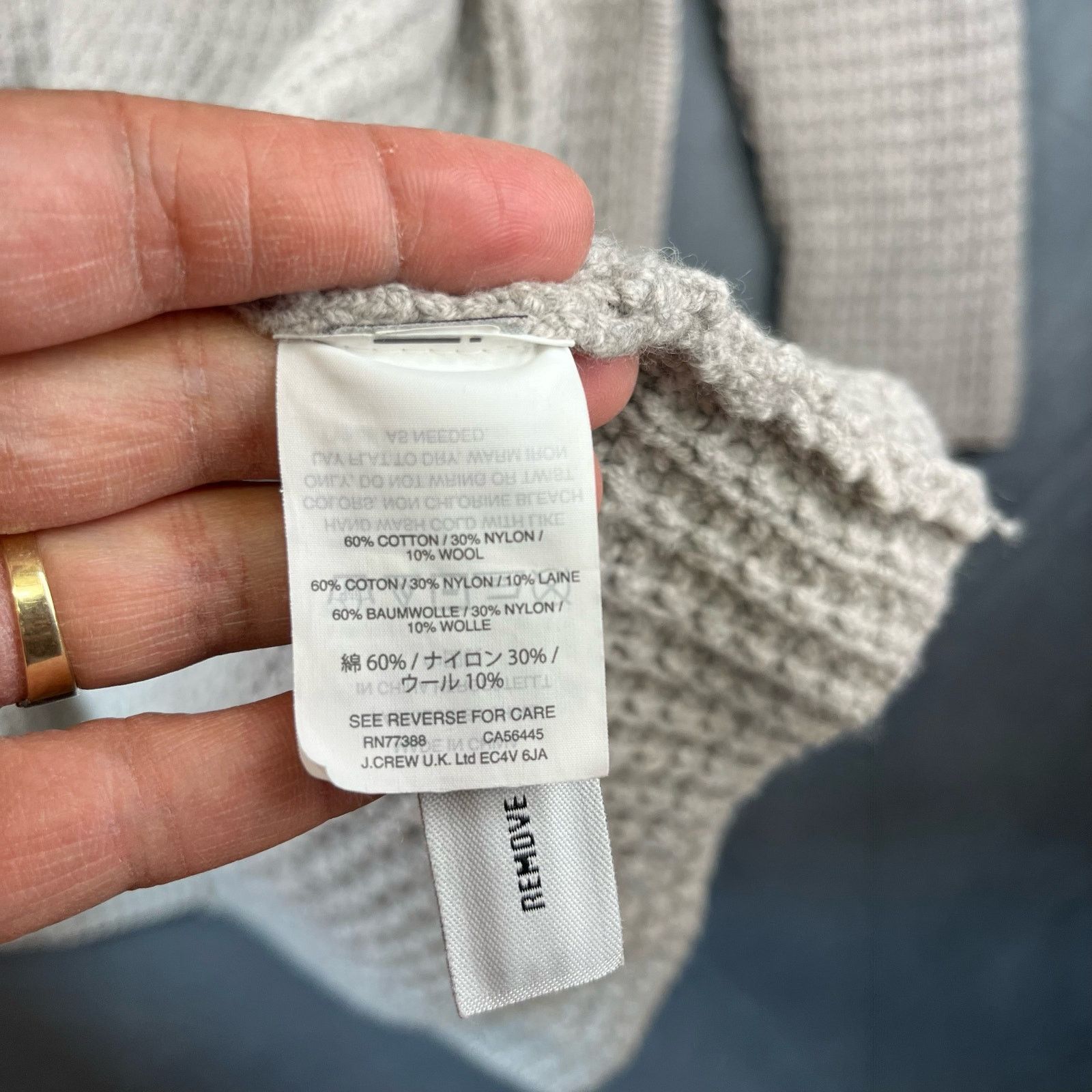Madewell Madewell Knit Cardigan Sweater Wool-Blend Long Oversized XS Size XS / US 0-2 / IT 36-38 - 5 Thumbnail