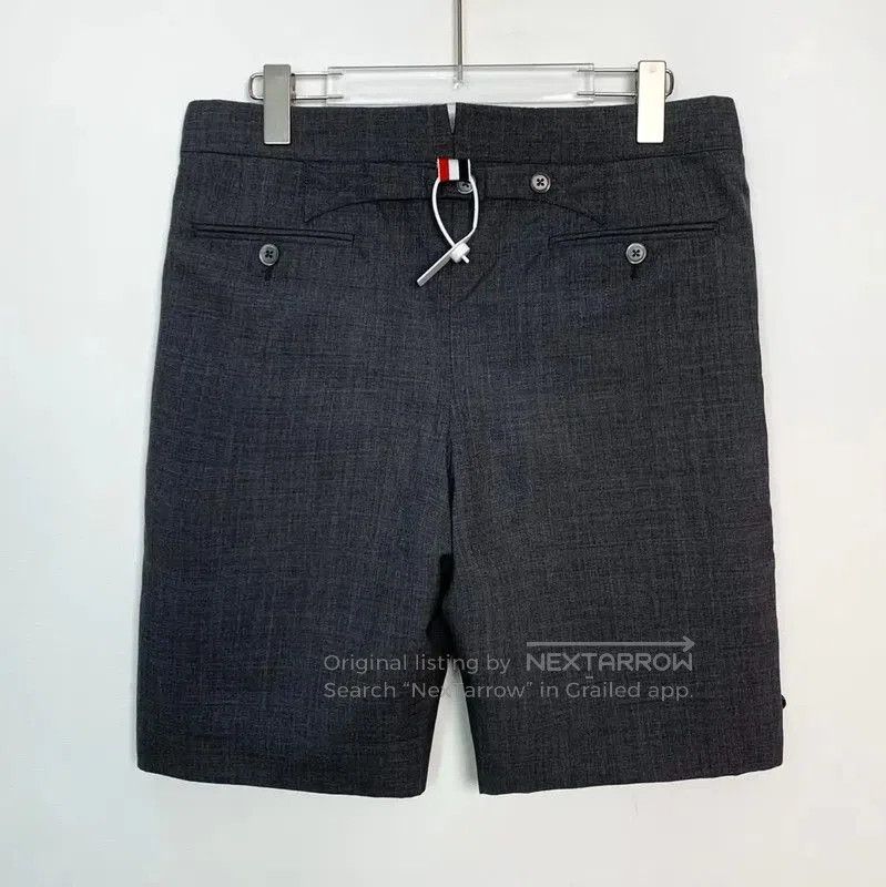Thom Browne Thom Browne Gray Cotton Men's Shorts . Size US 26 / EU 42 - 2 Thumbnail