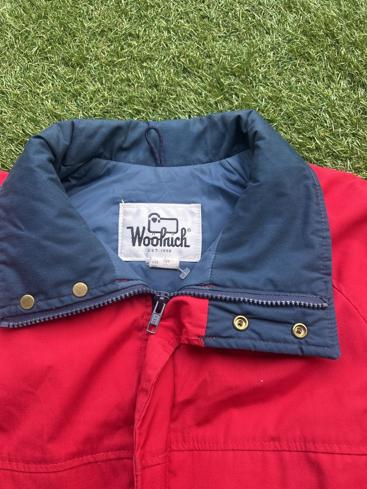 Woolrich Woolen Mills Vintage 60’s Woolrich Red & Navy Bomber Jacket Size US L / EU 52-54 / 3 - 2 Thumbnail