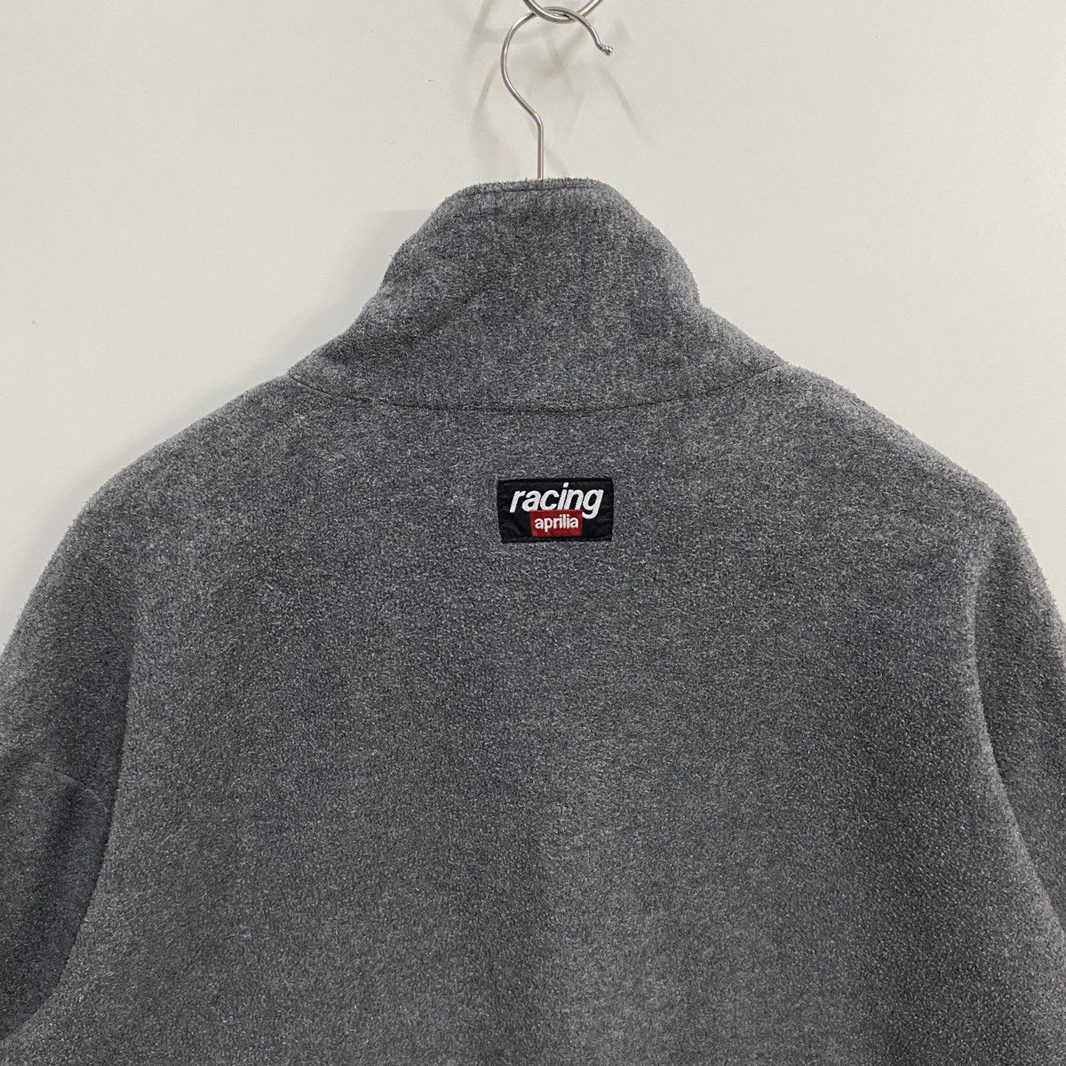 Vintage Vintage 90s Aprilia Fleece Quarter Zip Pullover Sweatshirt Size US L / EU 52-54 / 3 - 8 Thumbnail