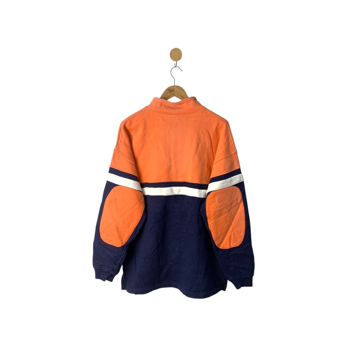 Canterbury of New Zealand × Vintage Canterbury Big Logo Stripe Half Button Collor Sweatshirt Size US L / EU 52-54 / 3 - 2 Thumbnail