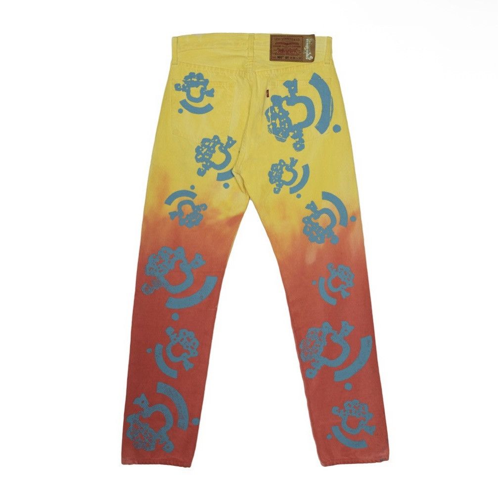 (B).Stroy × DENIM TEARS × Levi's LEVI'S X DENIM TEARS X BSTROY GRADIENT JEANS Size US 36 / EU 52 - 2 Thumbnail