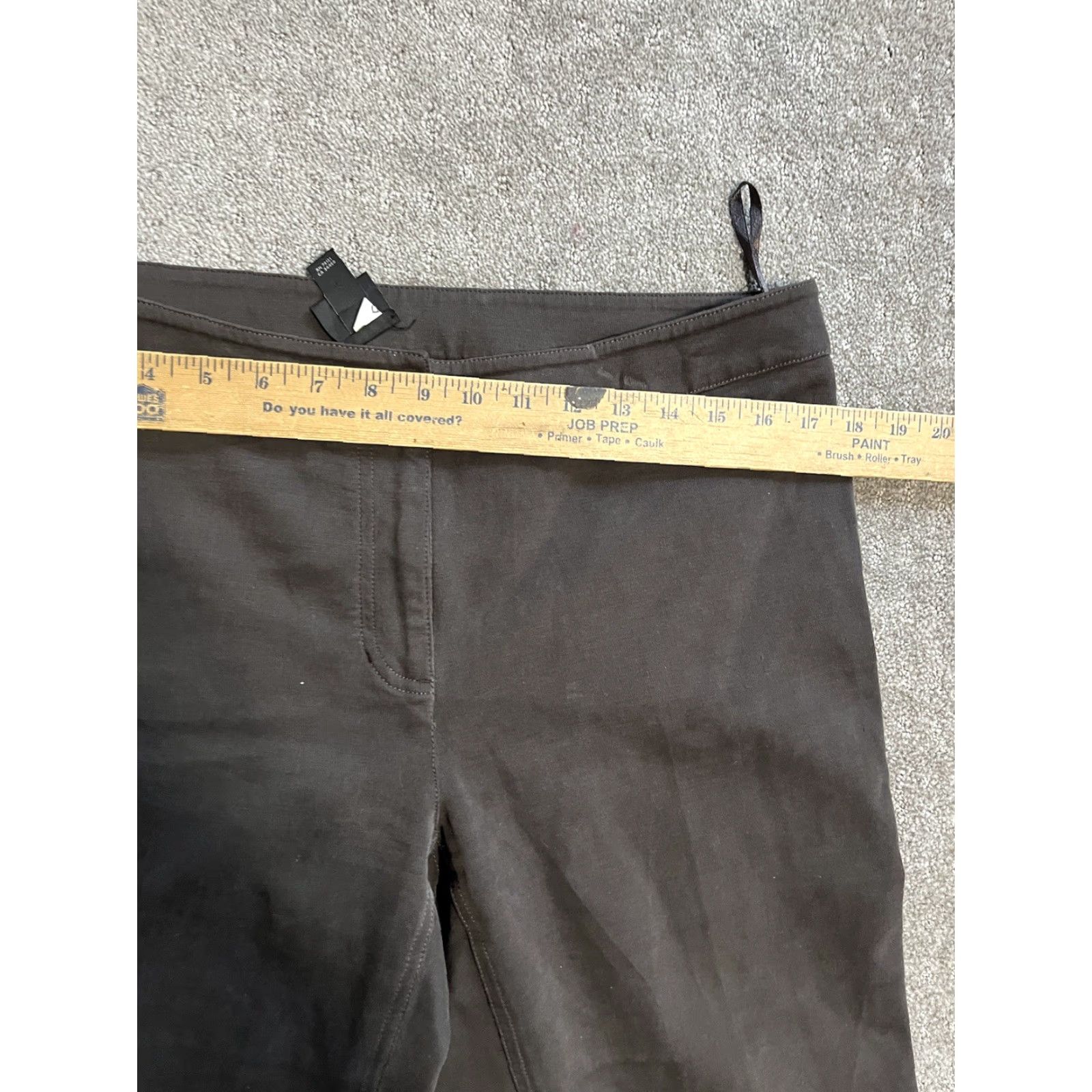Eileen Fisher EILEEN FISHER Pants Size Medium Gray Sued Stretch Twill Straight Ankle Jeans Womens Size 32" / US 10 / IT 46 - 6 Thumbnail