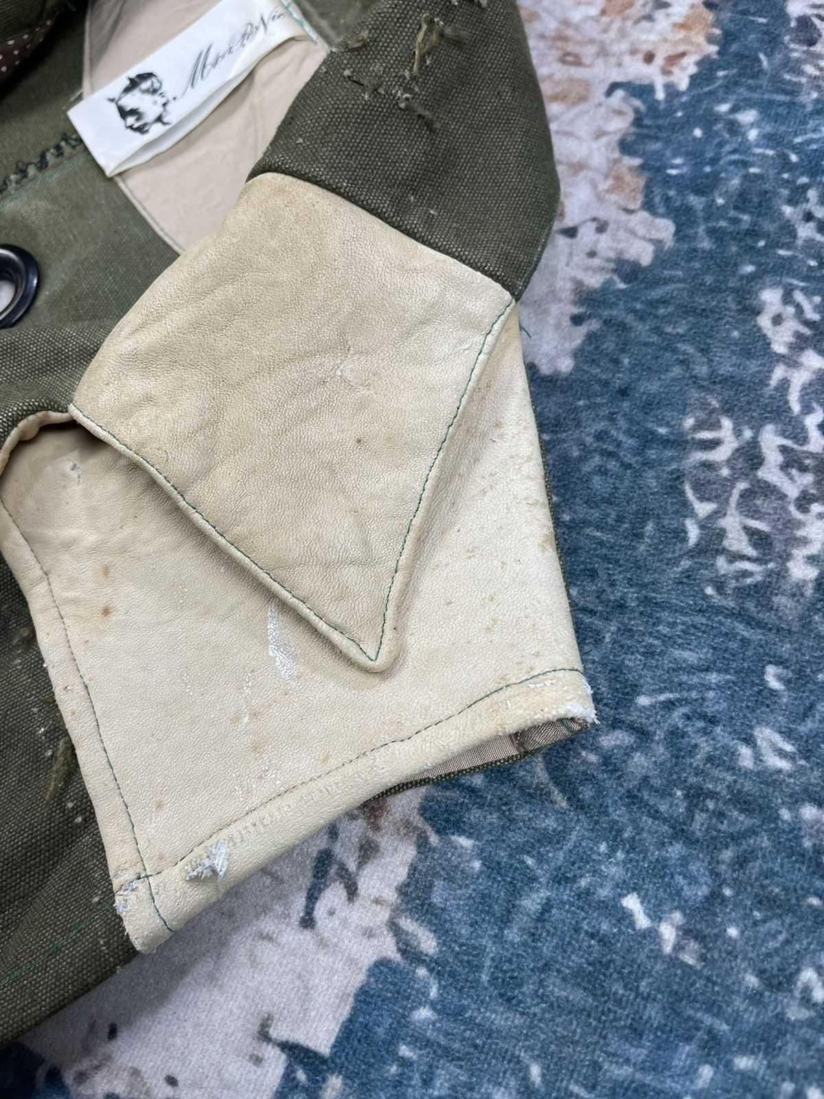 If Six Was Nine Macaronic Japan Upcycle Reconstruction Double Collar Size US M / EU 48-50 / 2 - 10 Thumbnail