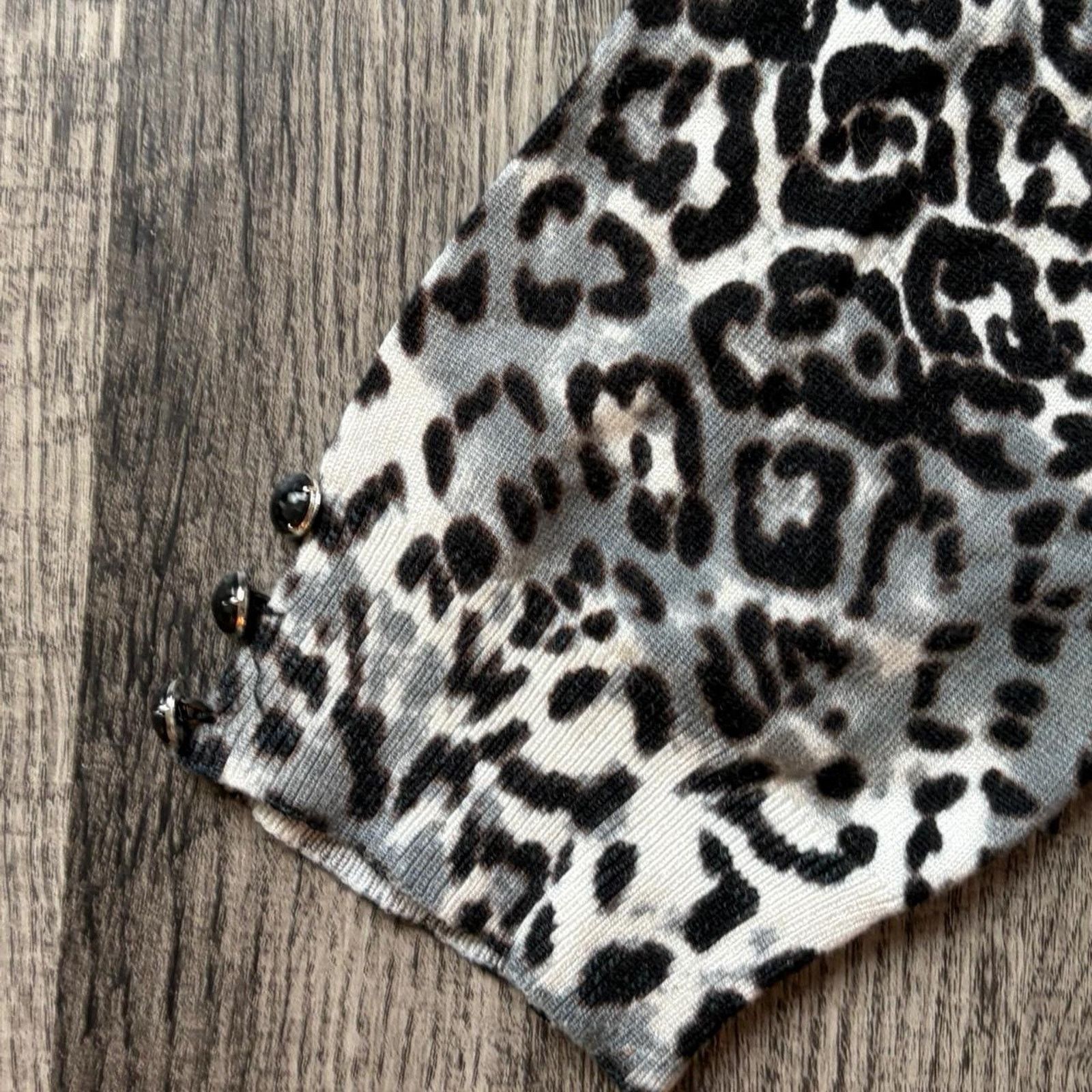 Other Black grey cheetah print Size L / US 10 / IT 46 - 4 Thumbnail