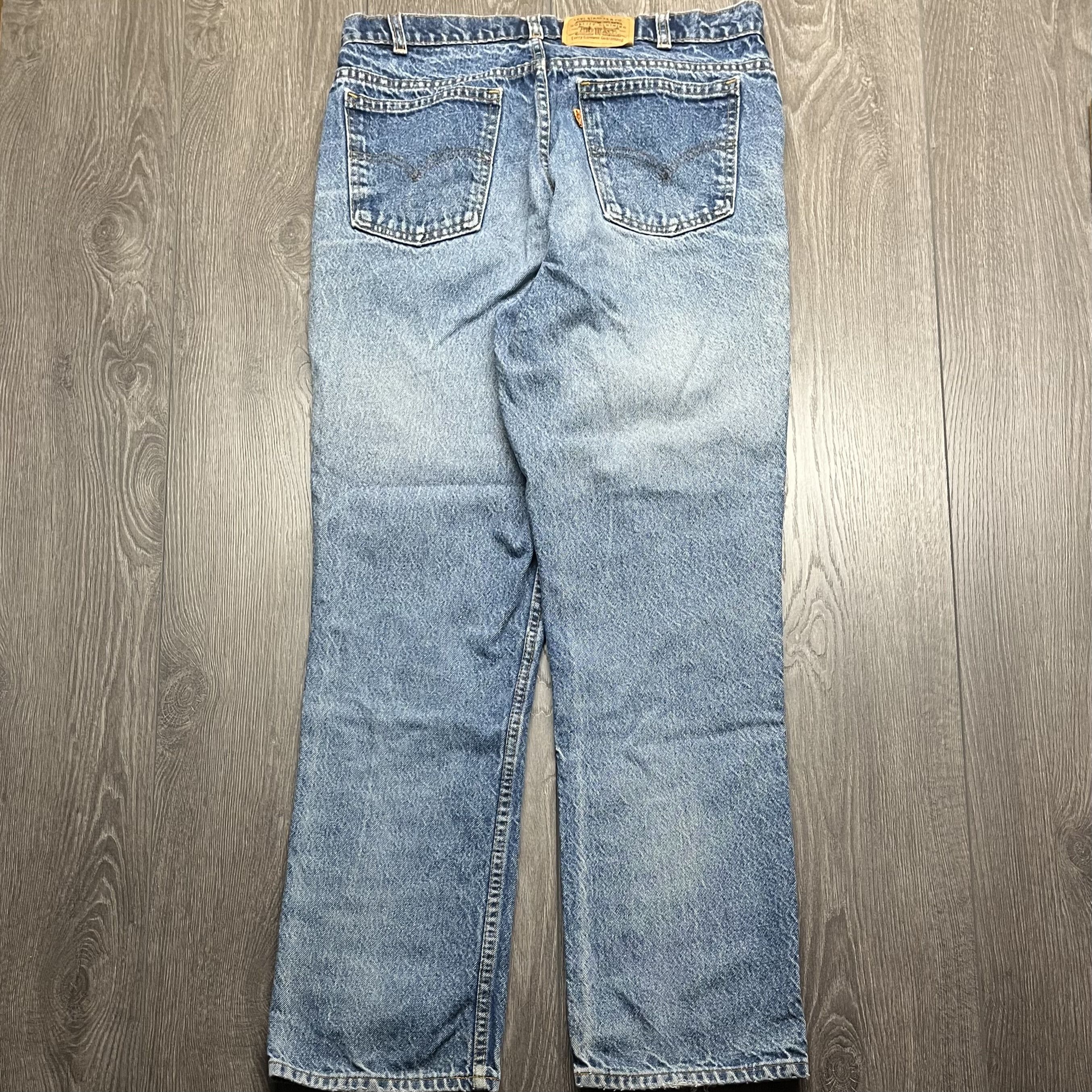 Levi's × Vintage Vintage Levis Orange Tab Denim Jeans Western Size US 35 - 3 Thumbnail
