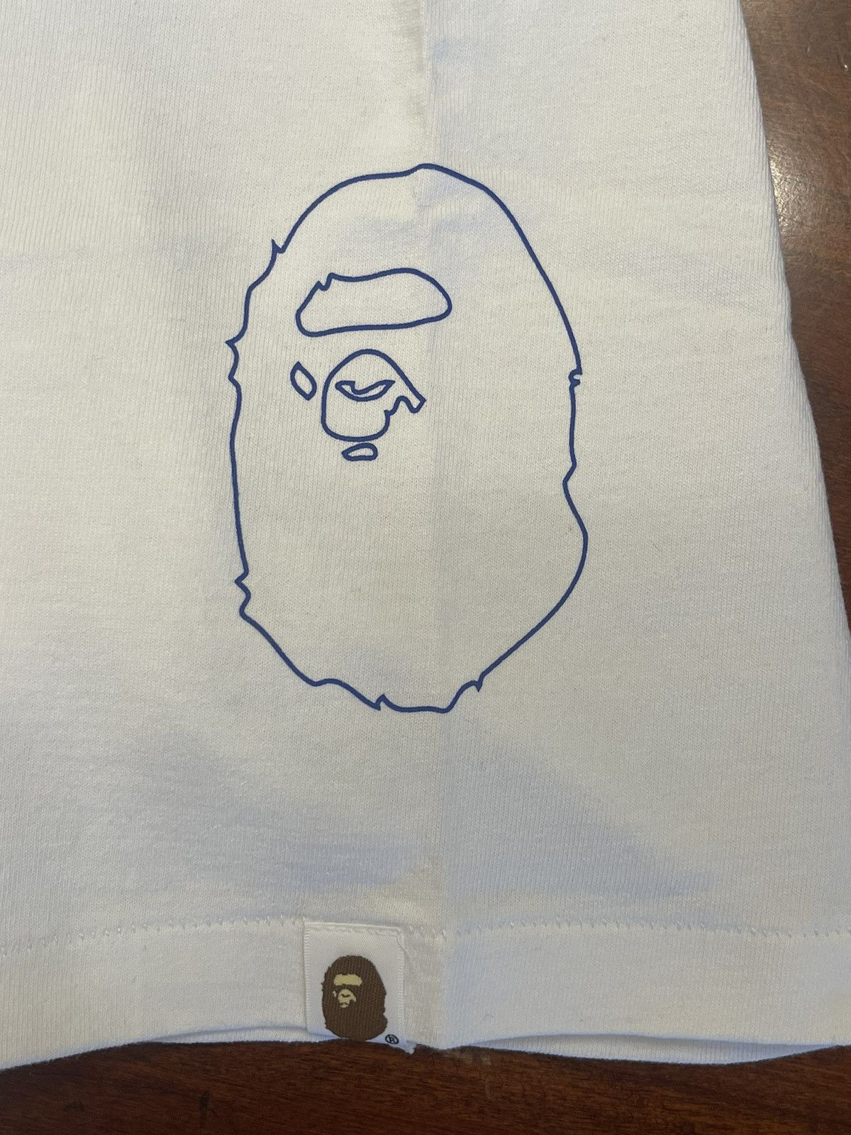 Bape Bape Logo Check Box Tee White size Large Size US L / EU 52-54 / 3 - 4 Thumbnail