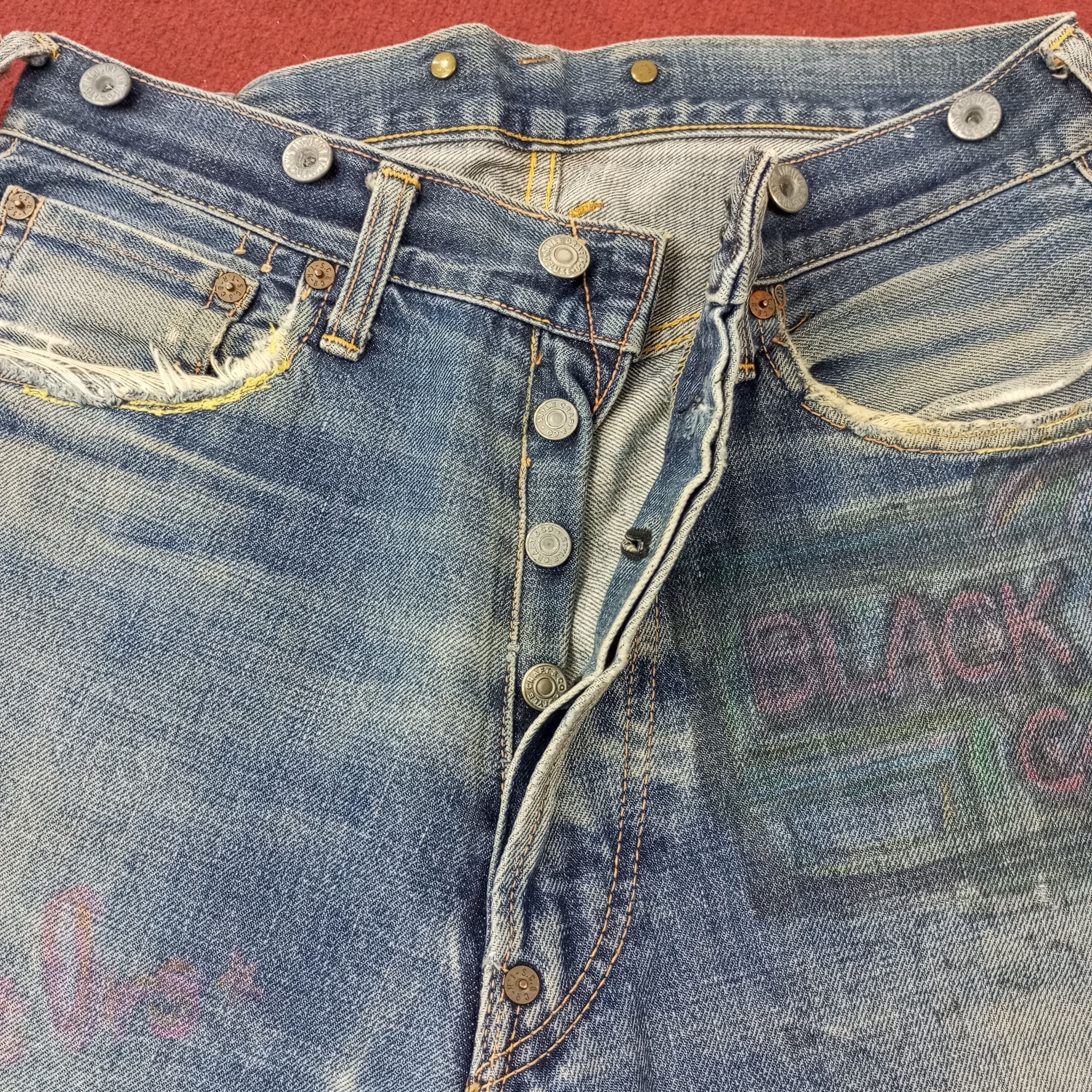 Japanese Brand × Vintage Evisu Fashion Style Streetwear Custom Daicock Jeans C217N25 Size US 28 / EU 44 - 12 Thumbnail
