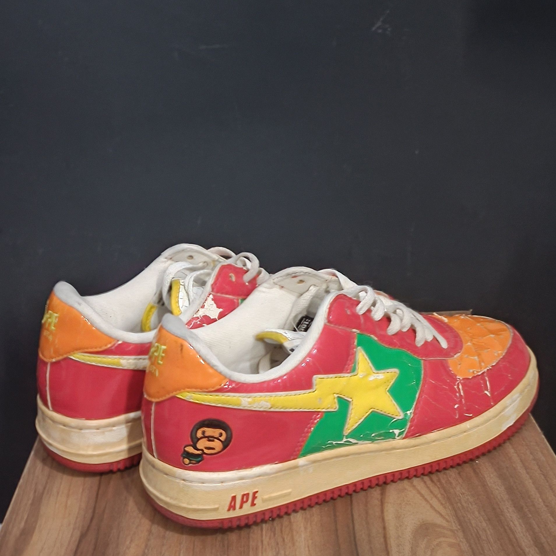Bape OG Bapesta Multicolor Baby Milo Junk Food Size US 10 / EU 43 - 4 Thumbnail