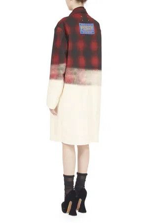 Maison Margiela o1y0625 Overcoat in Multicolor Size S / US 4 / IT 40 - 7 Thumbnail