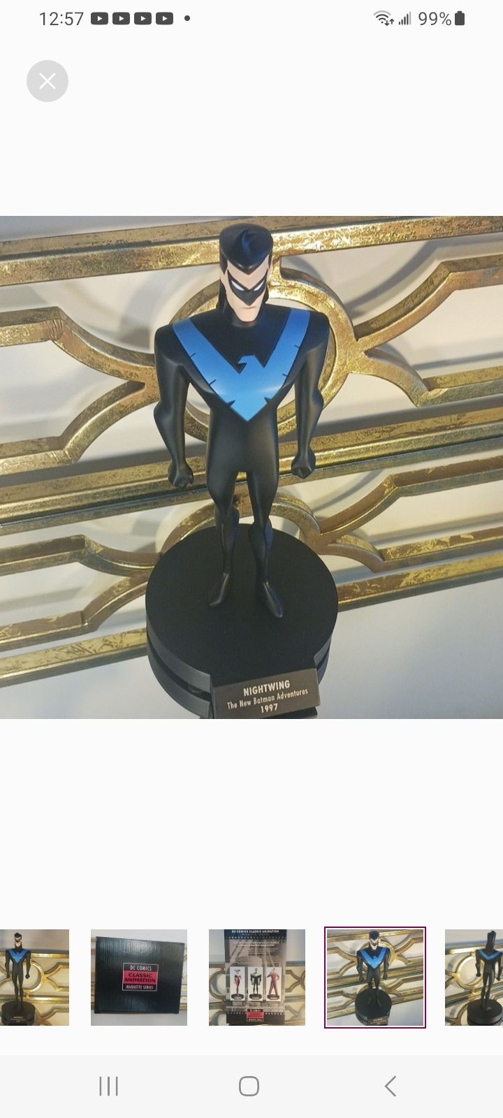 DC Comics 1997 NIGHTWING-DC DIRECT MAQUETTE SERIES, 9 inches Statue, Size ONE SIZE - 6 Thumbnail