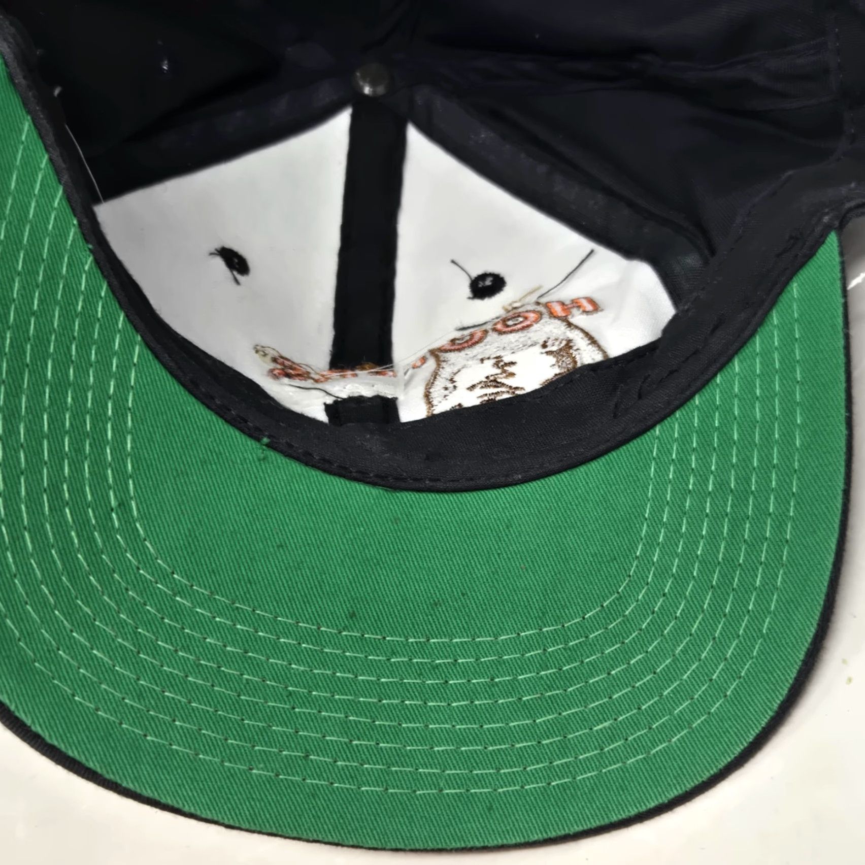 Vintage VINTAGE Hooters Hat Snapback Black Daytona Florida Made In USA Embroidered Cap Adjustable 1980s Mens Size ONE SIZE - 5 Thumbnail