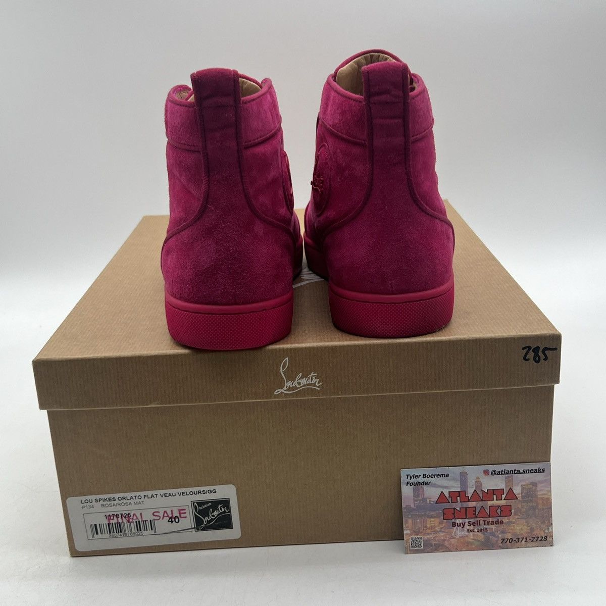 Christian Louboutin Christian Louboutin Lou spike Orlato flat rose Size US 9.5 / EU 42-43 - 3 Thumbnail