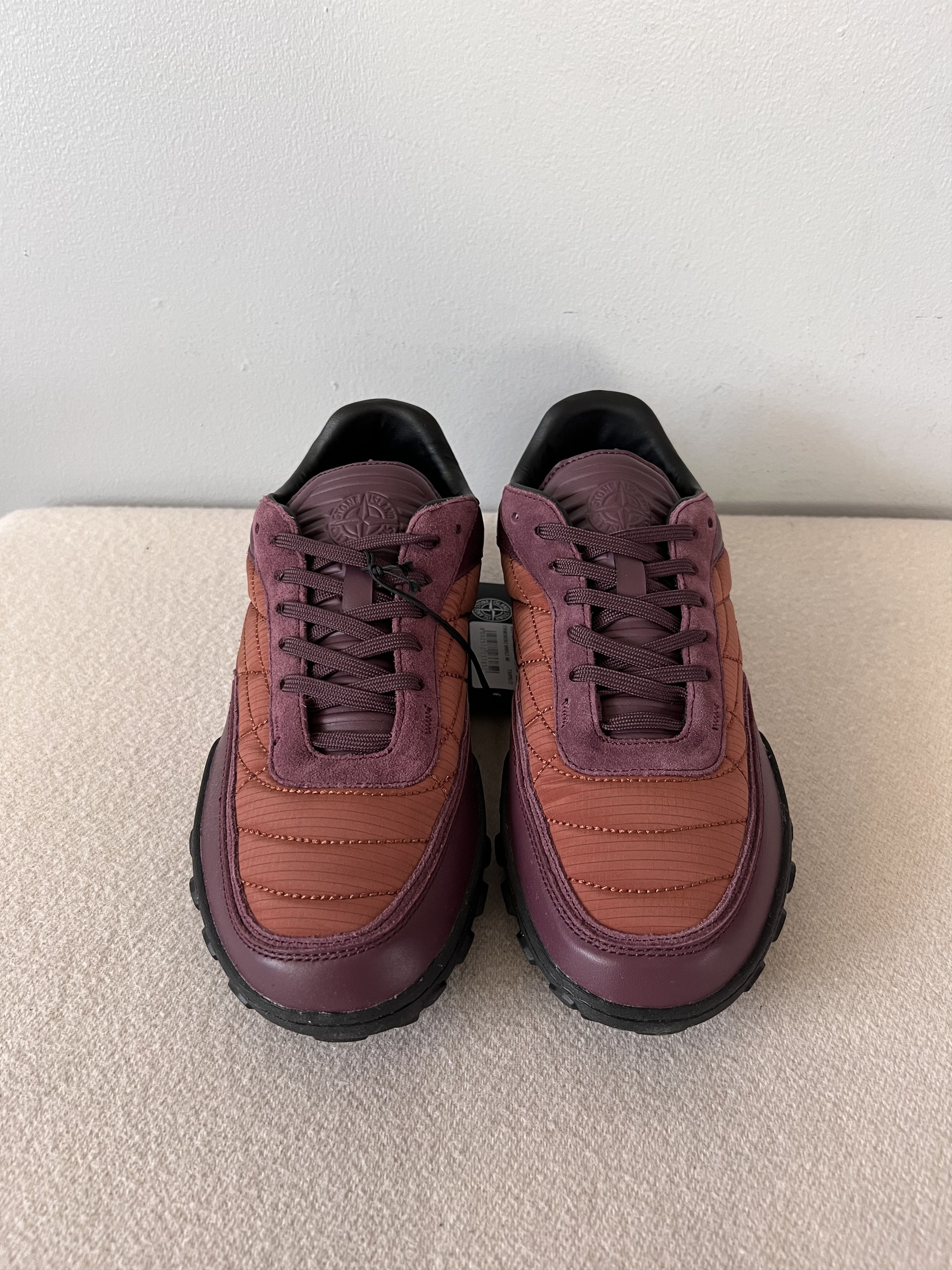 Stone Island Stone Island Football Sneakers in Burgundy Size US 7 / EU 40 - 4 Thumbnail