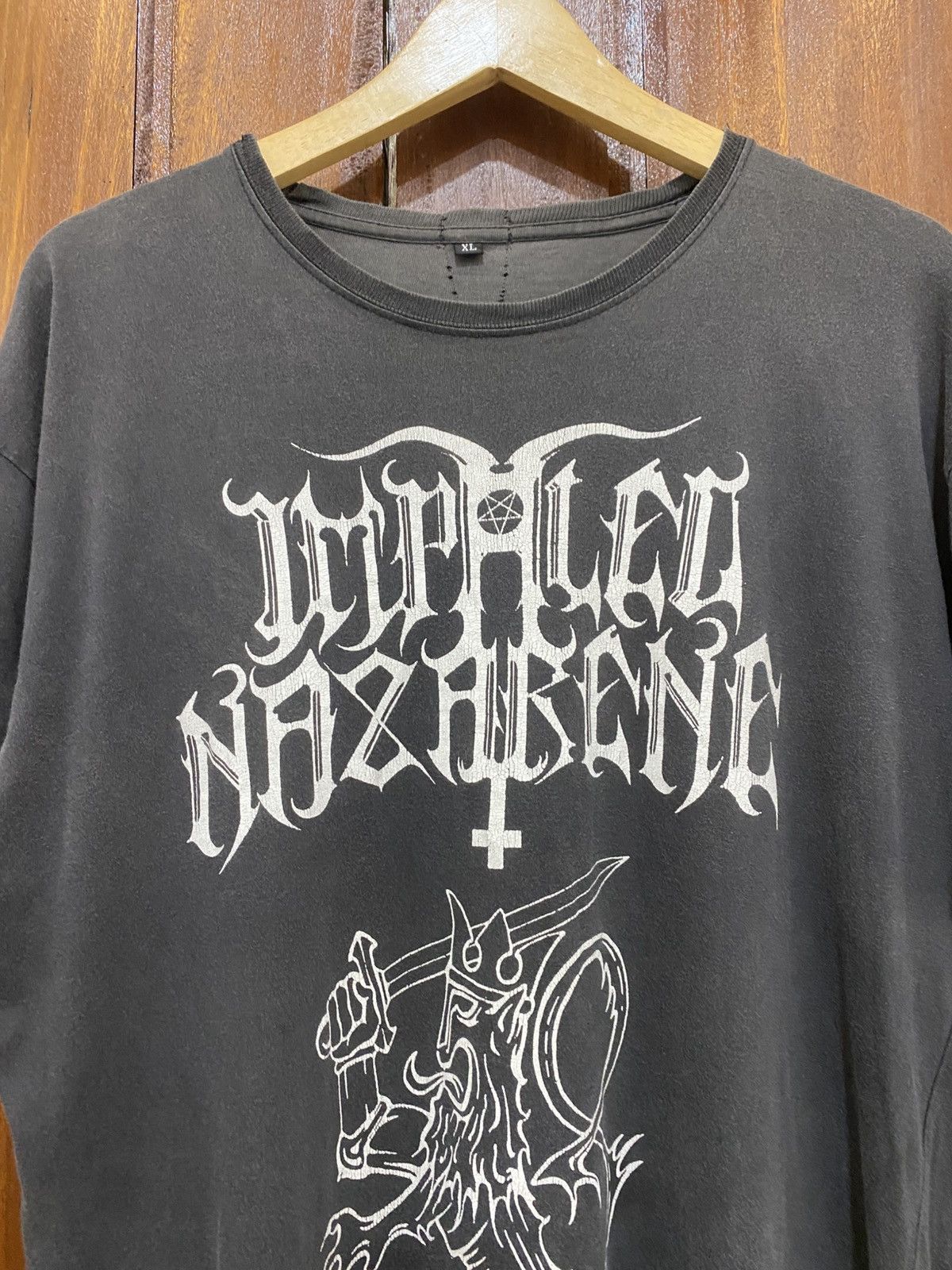 Vintage Vintage Impaled Nazarene Bootleg Euro Tee Size US XL / EU 56 / 4 - 2 Thumbnail