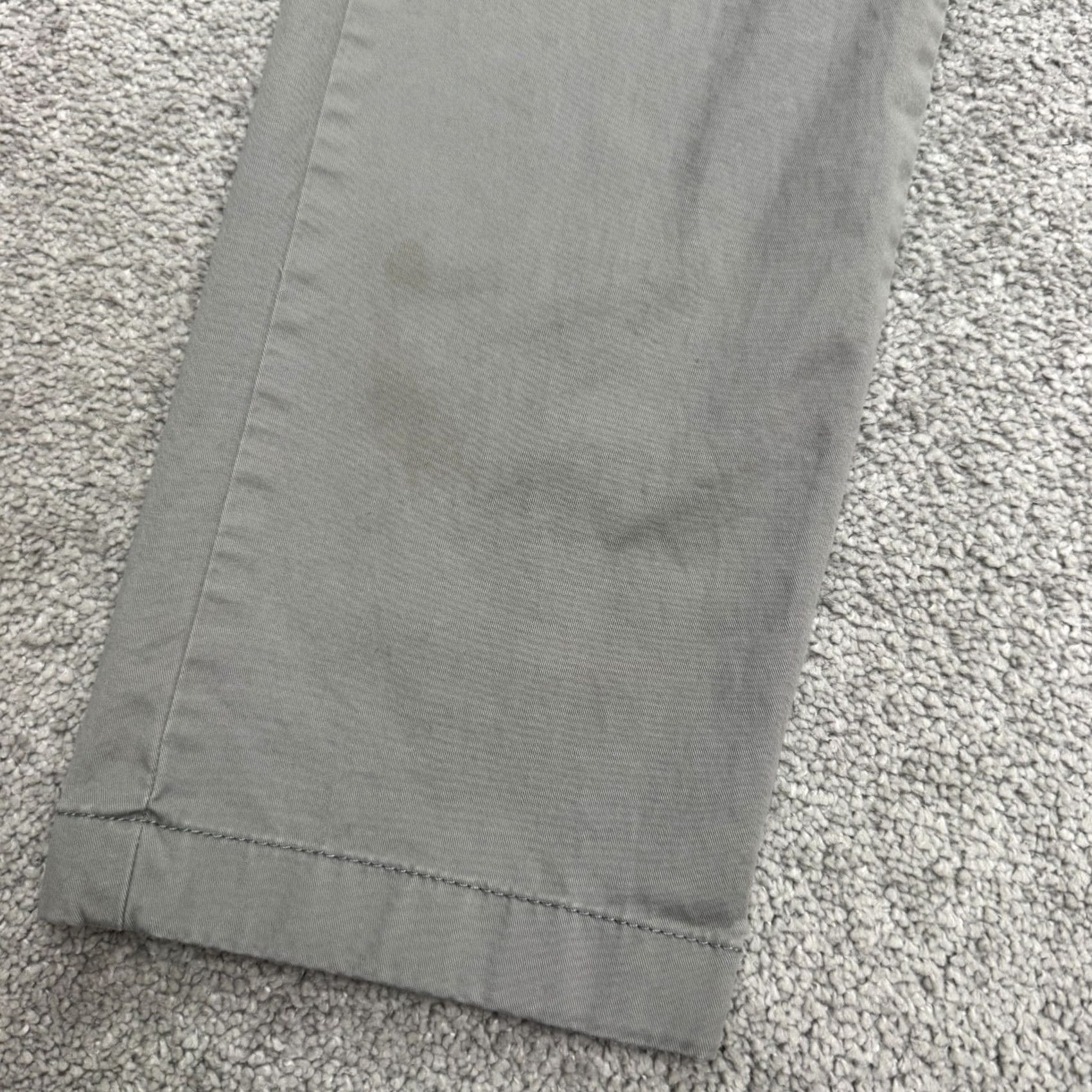 Nordstrom Nordstrom 1901 Stable Slim Fit Chino Pants Mens 32x30 Gray Straight Leg Stretch Size US 32 / EU 48 - 7 Thumbnail