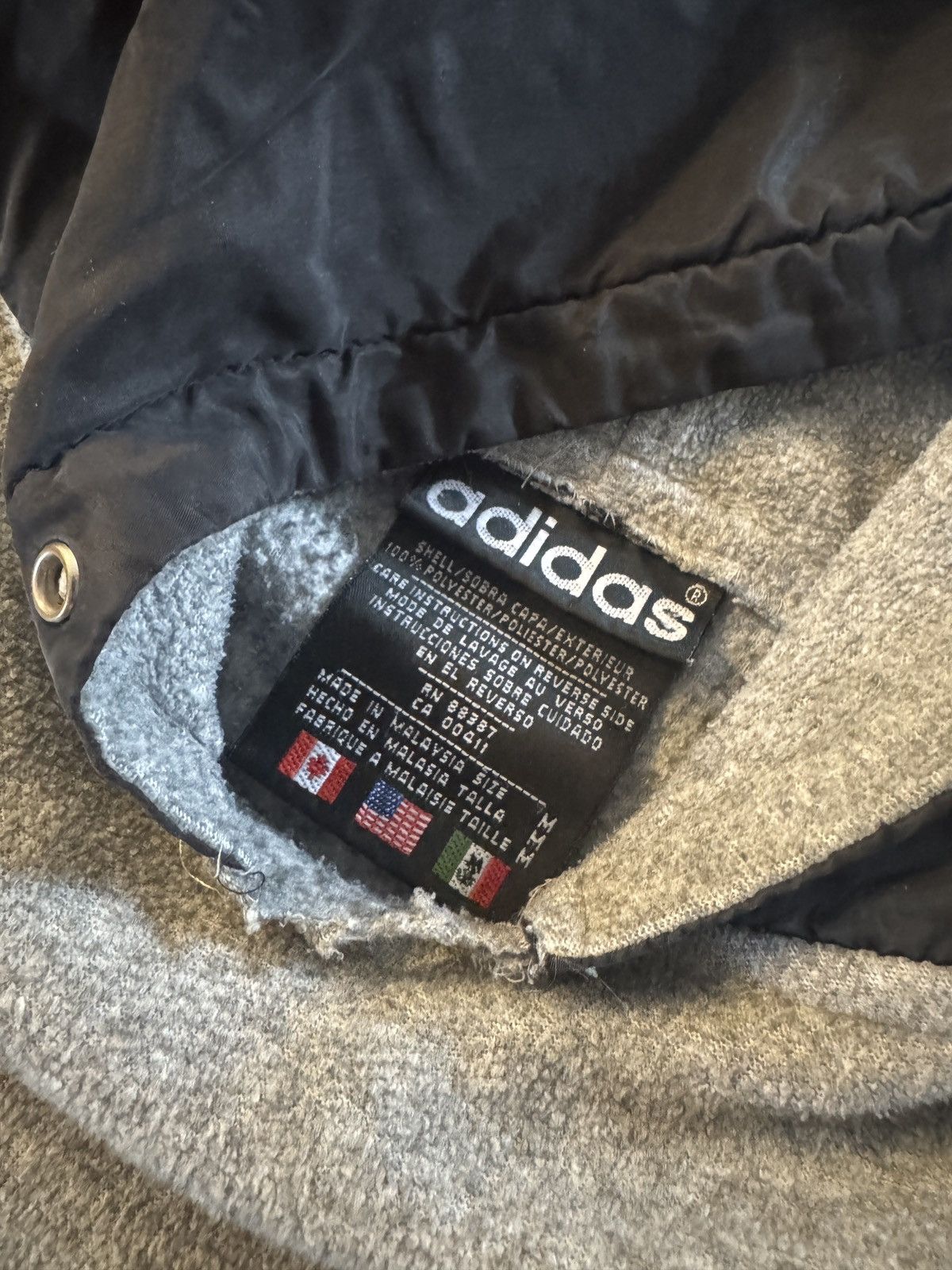 Adidas × Vintage Vintage adidas fleece hoodie Size US M / EU 48-50 / 2 - 3 Thumbnail