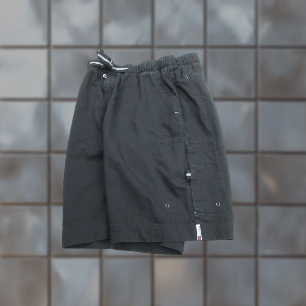 Ocean Pacific VINTAGE Ocean Pacific OP Shorts Mens L Hike Baggy 90s Goth Cargo Workwear Belted Skater Black Cotton Chino Elastic Waist Pockets 9 Inseam Mens Size US 33 - 1 Thumbnail