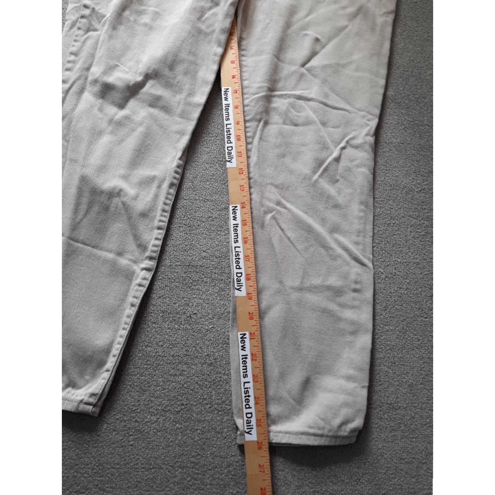 Faded Glory Faded Glory Womens Jeans Jegging Beige 16 Regular Stretch Solid Medium Polyester Blend Machine Washable Beige Pants Size 16 Womens Jeans Size 38" / US 16 / IT 52 - 2 Thumbnail